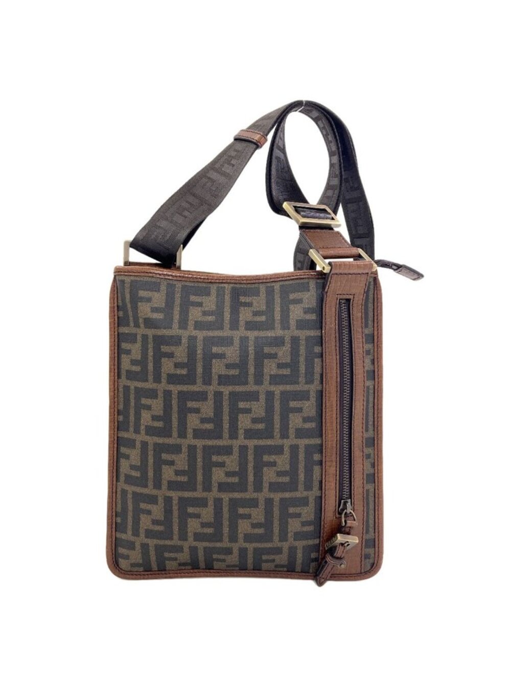 Fendi Zucca Pattern Shoulder Bag